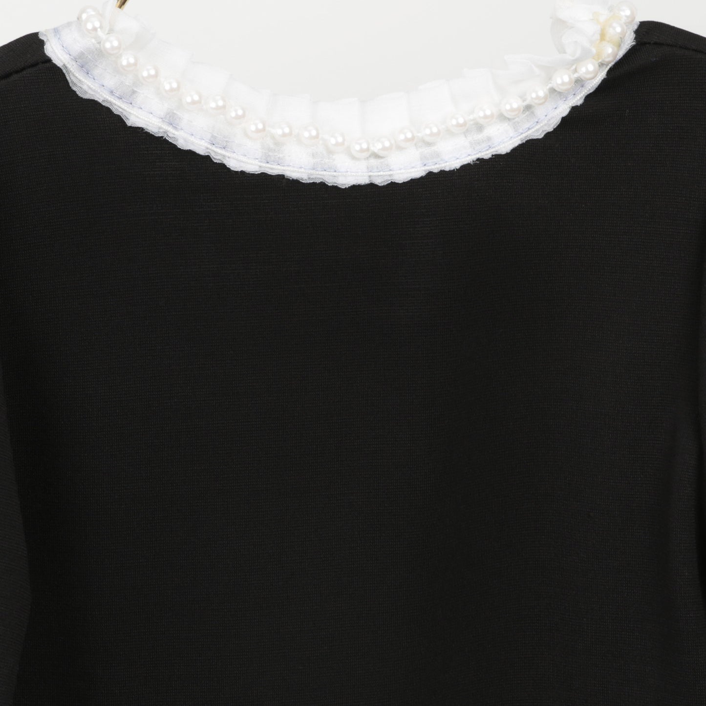 Kleid Elegance Spitze+Perlenkragen