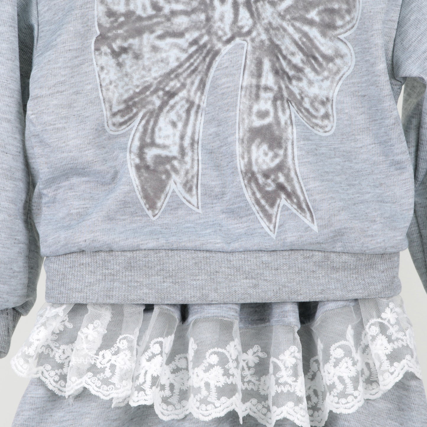 Set Casual Lace & Bow