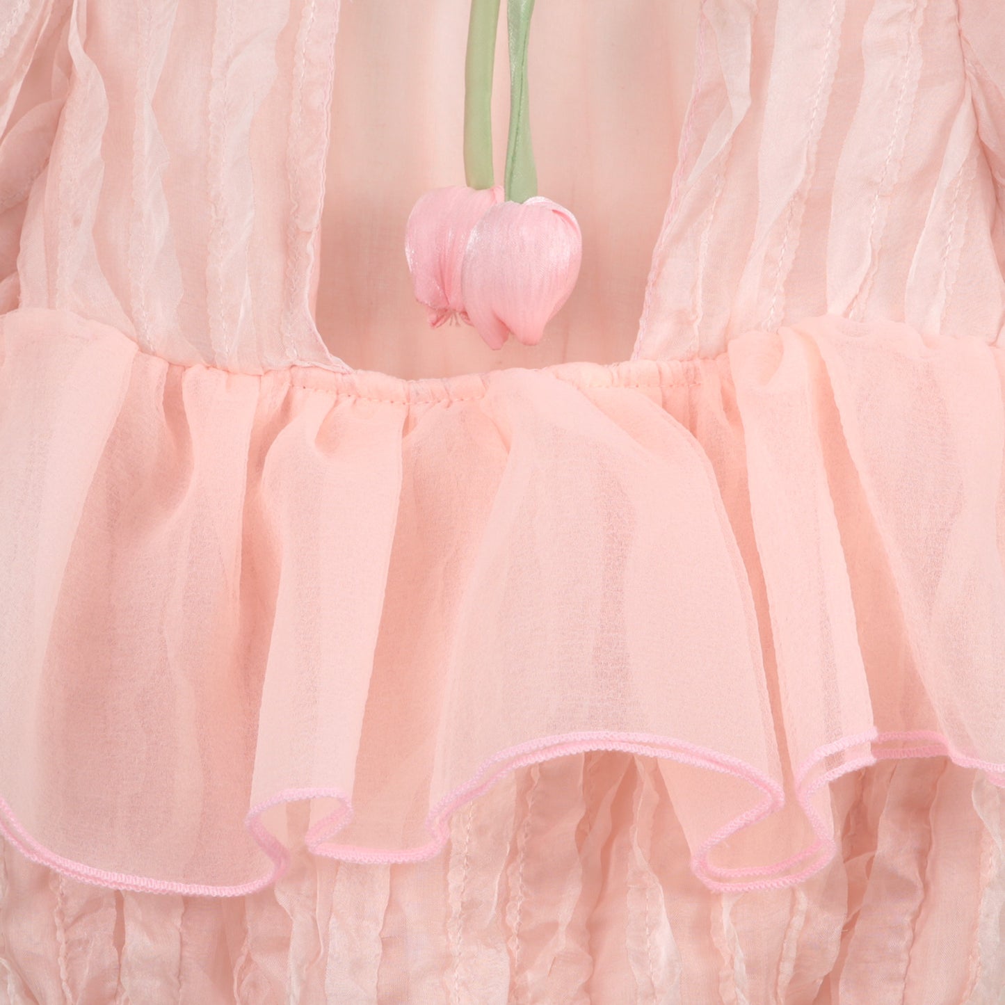 Tüllromper Tulpen altrosa