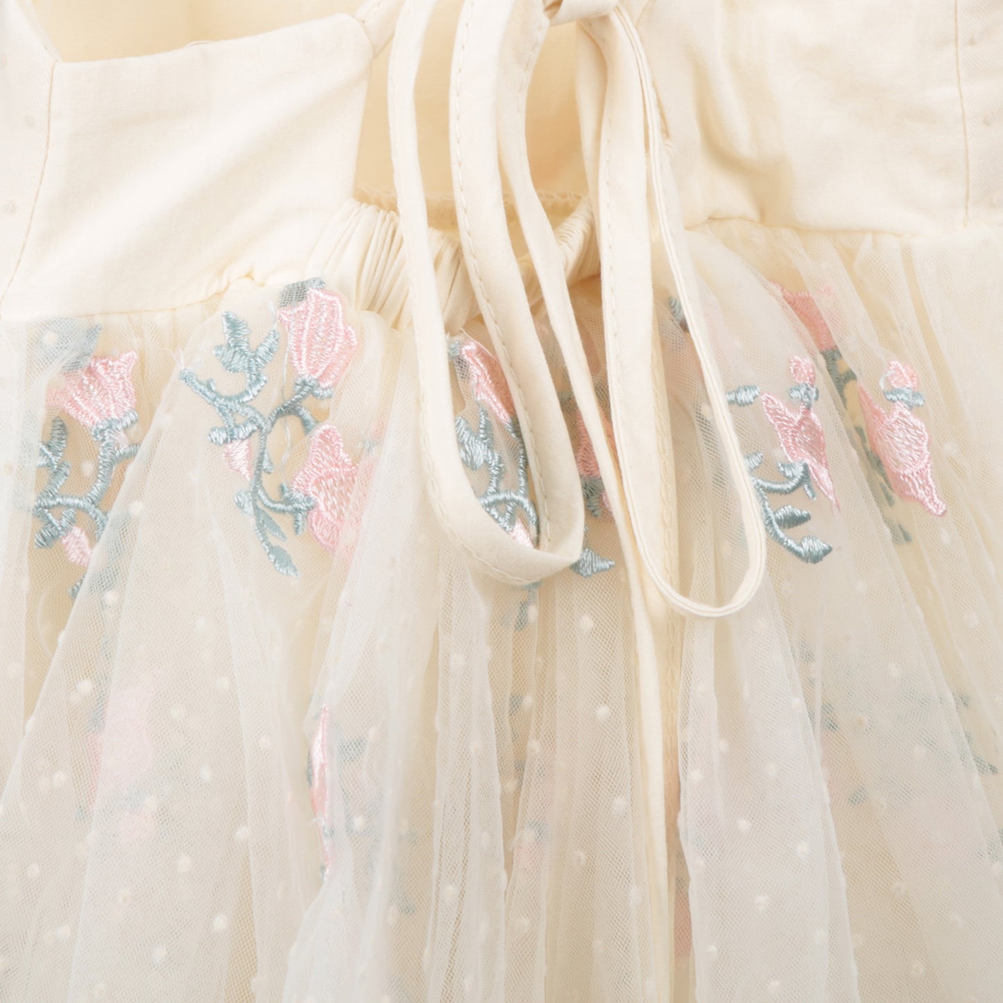 Romper Flowers Couture creme