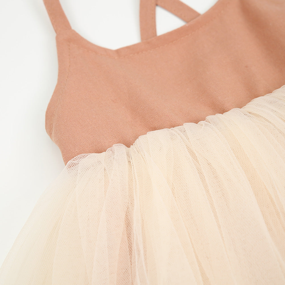Tüllkleid Ballerina altrosa