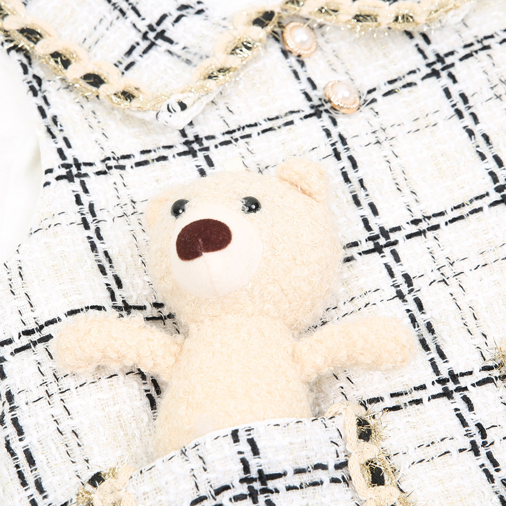 3er Set Coco mit Teddy weiß