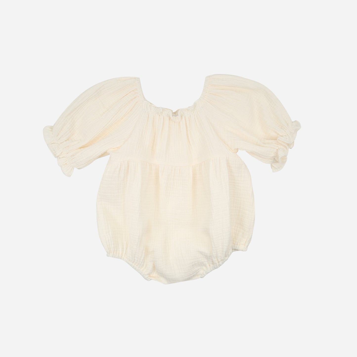 Musselinromper Spitze creme I