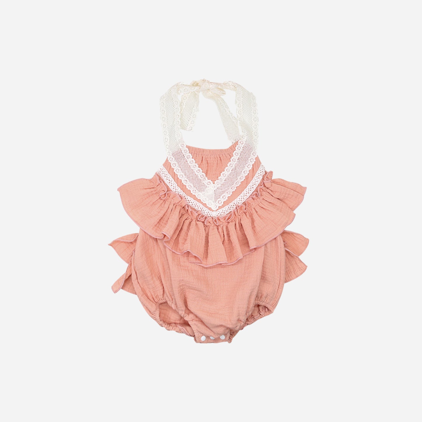 Musselinromper Spitze+Volants