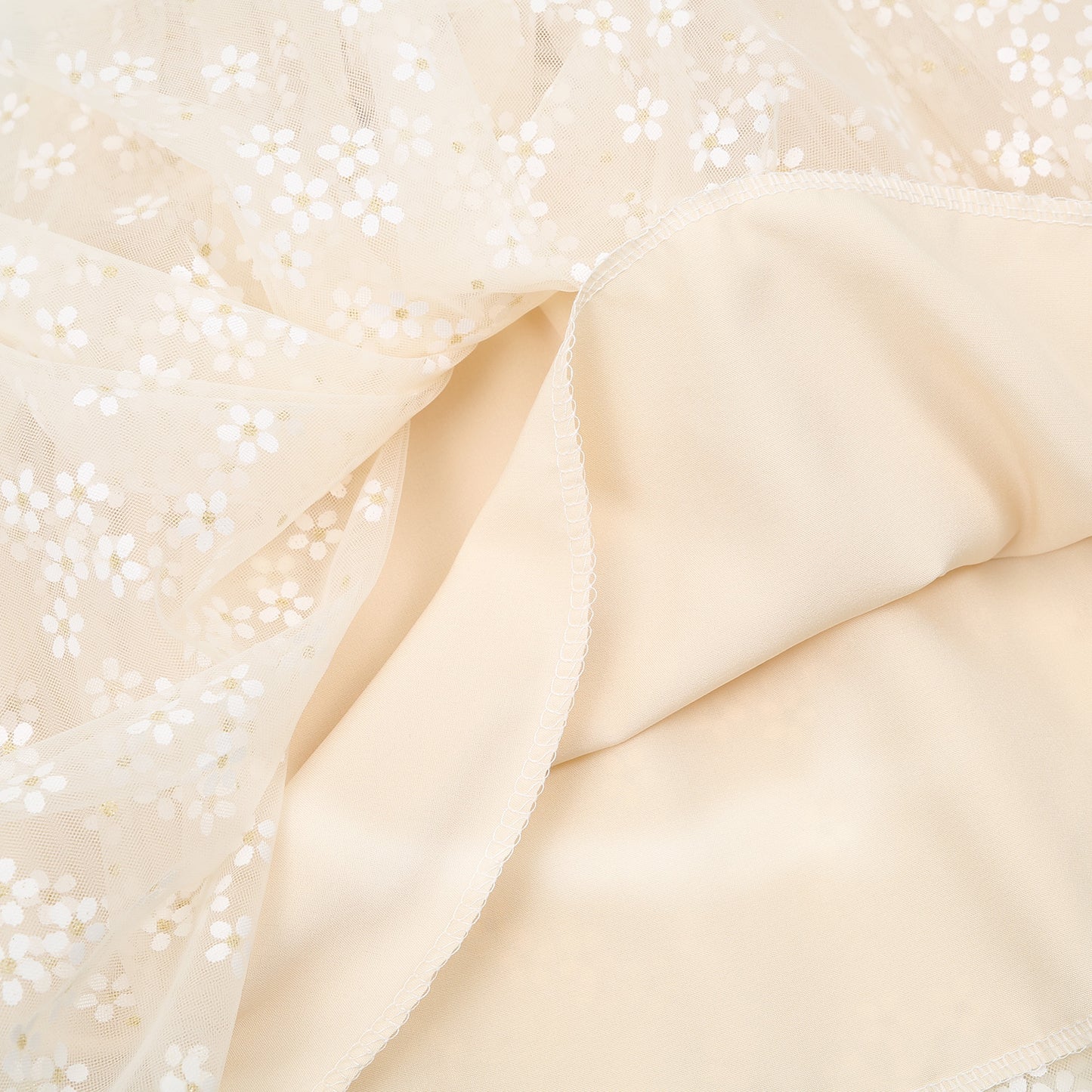 Tüllkleid+Haarschleife Daisy creme