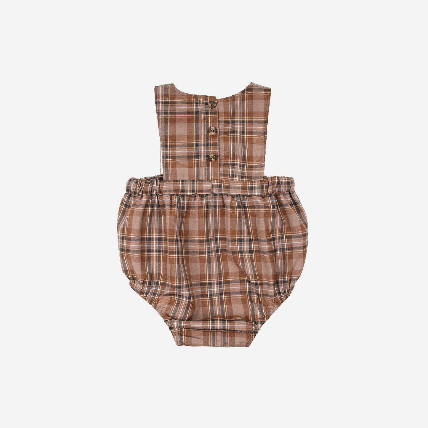 Romper kariert braun