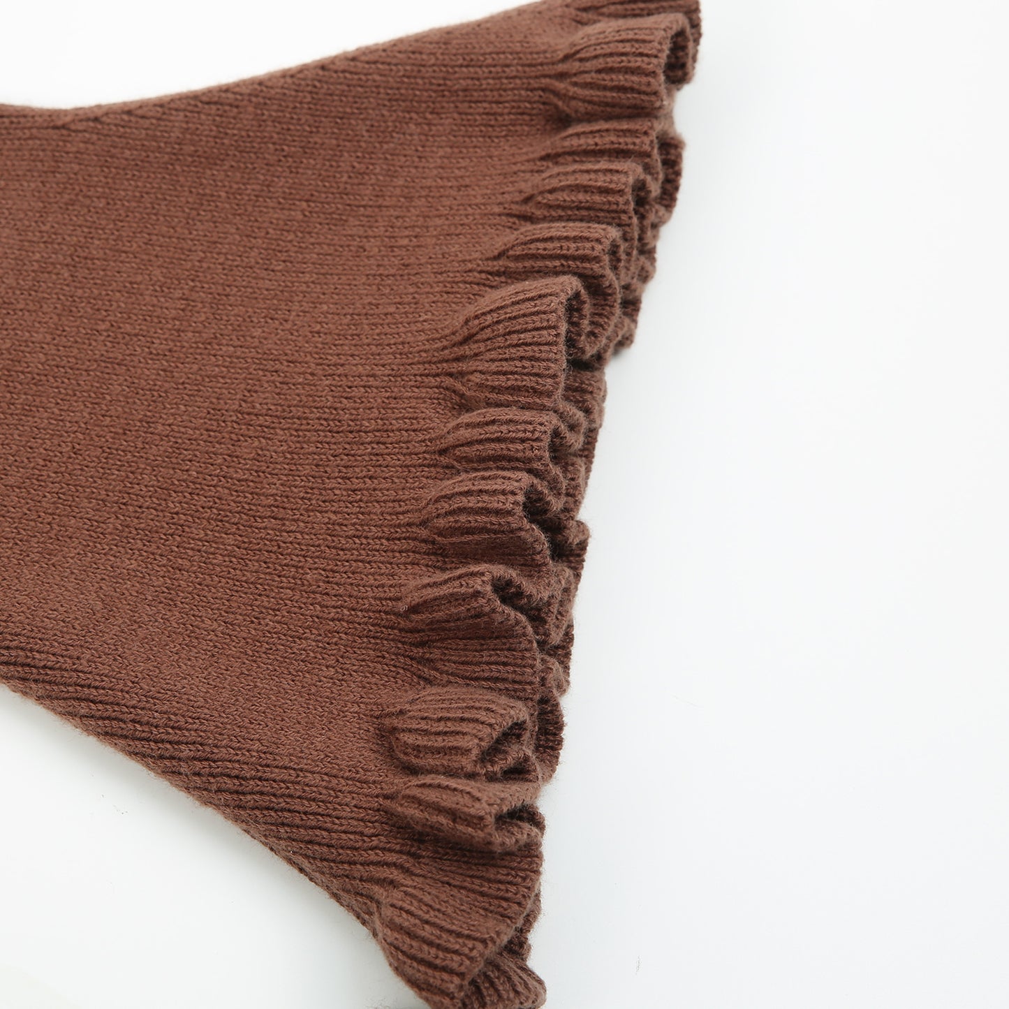 Strickhose Flared Rüschen