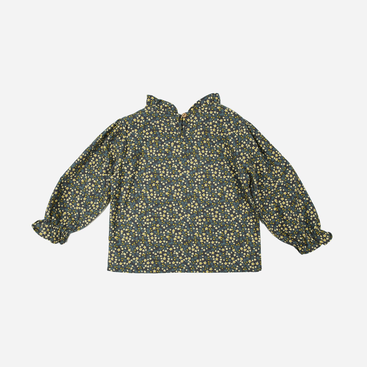 Bluse Floral petrol