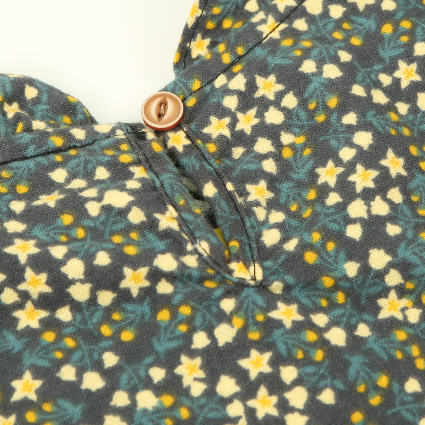 Bluse Floral petrol