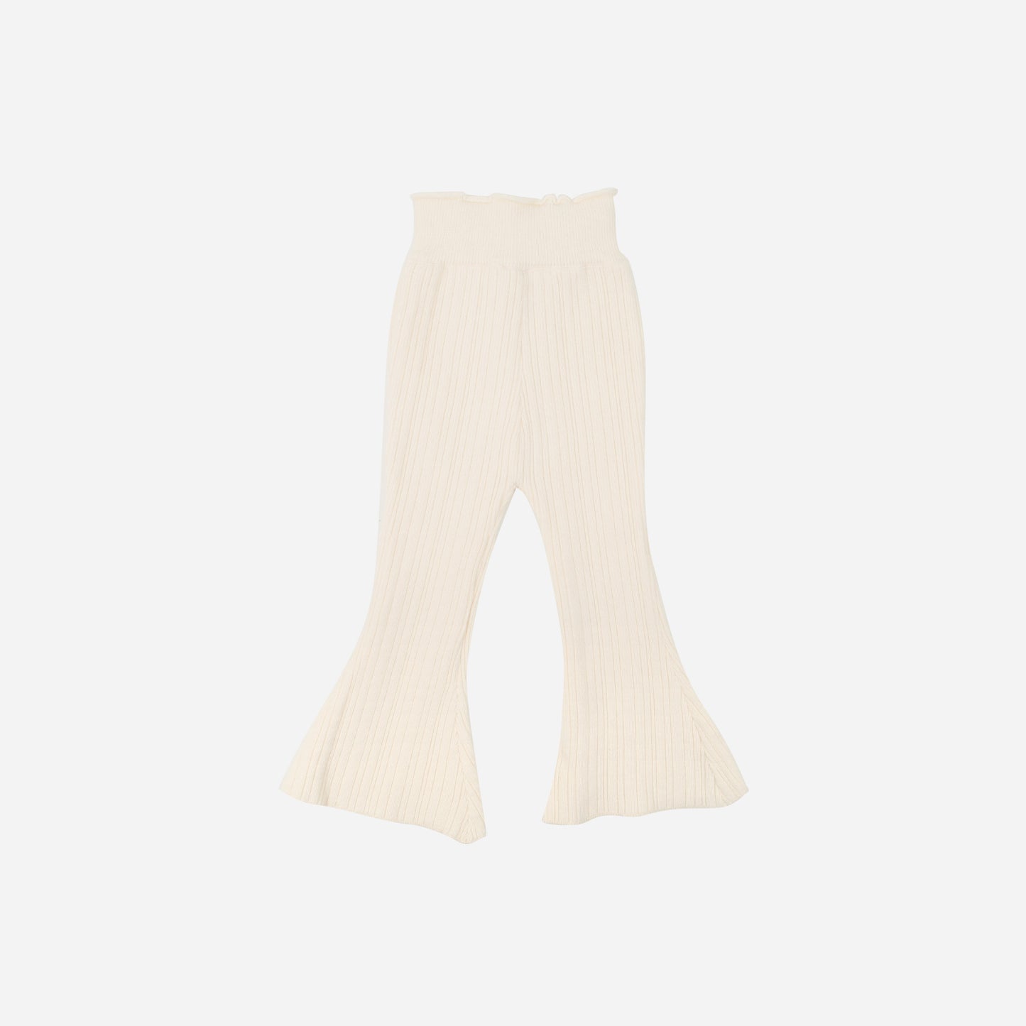 Strickhose Flared creme