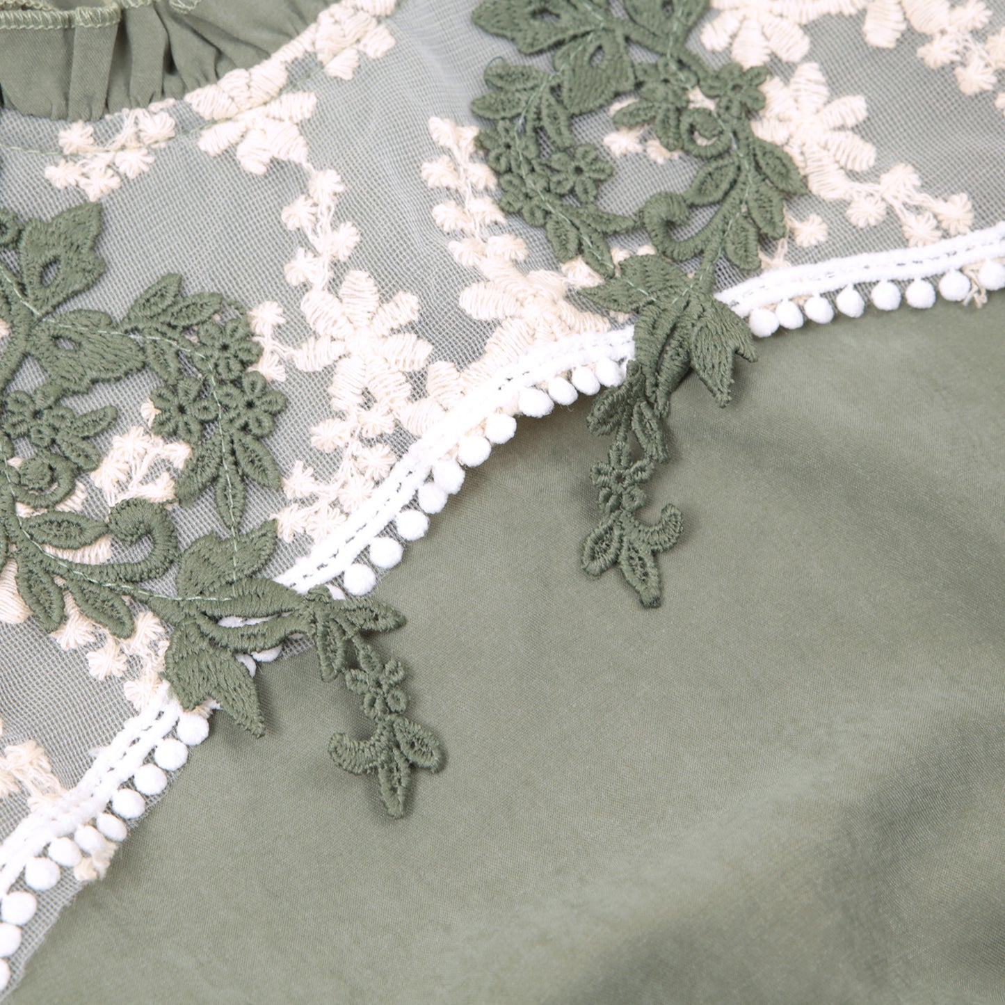 Romper florale Spitze
