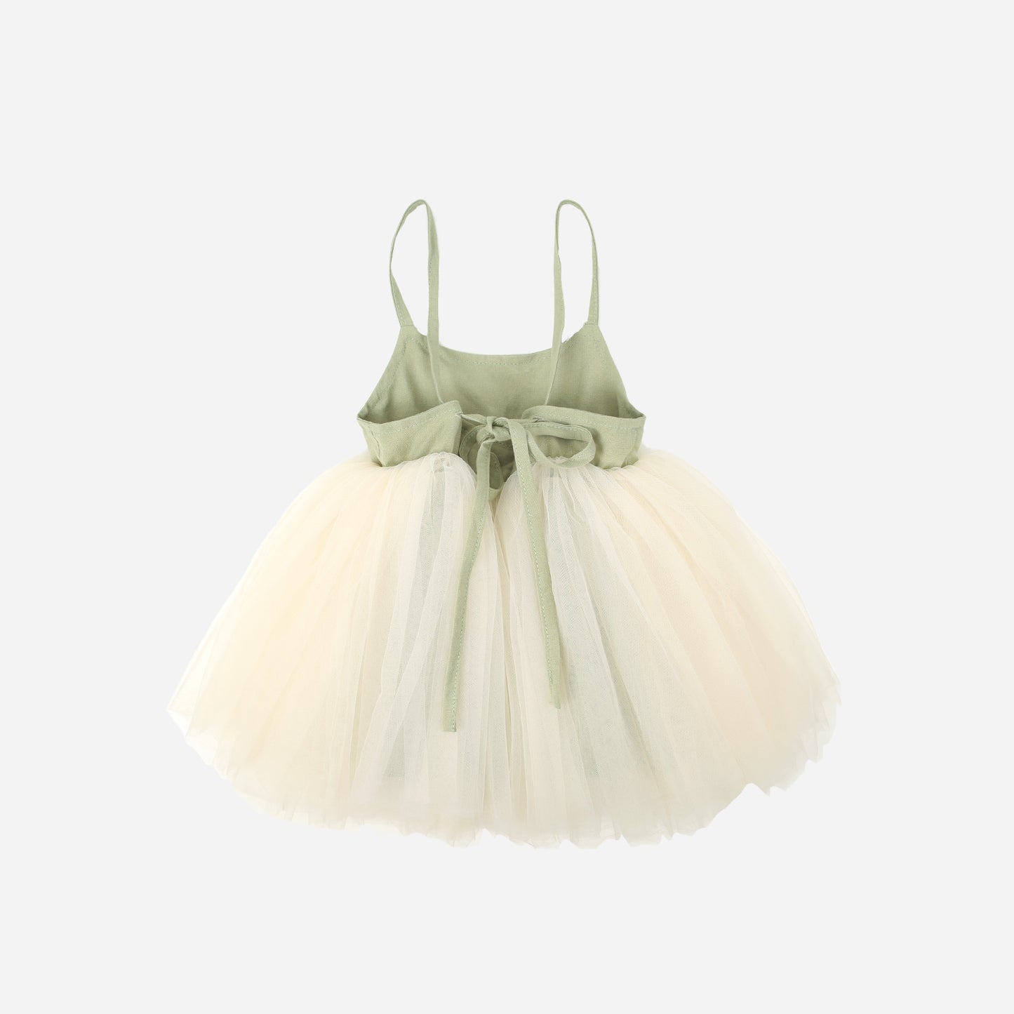 Tüllkleid Ballerina grau-grün