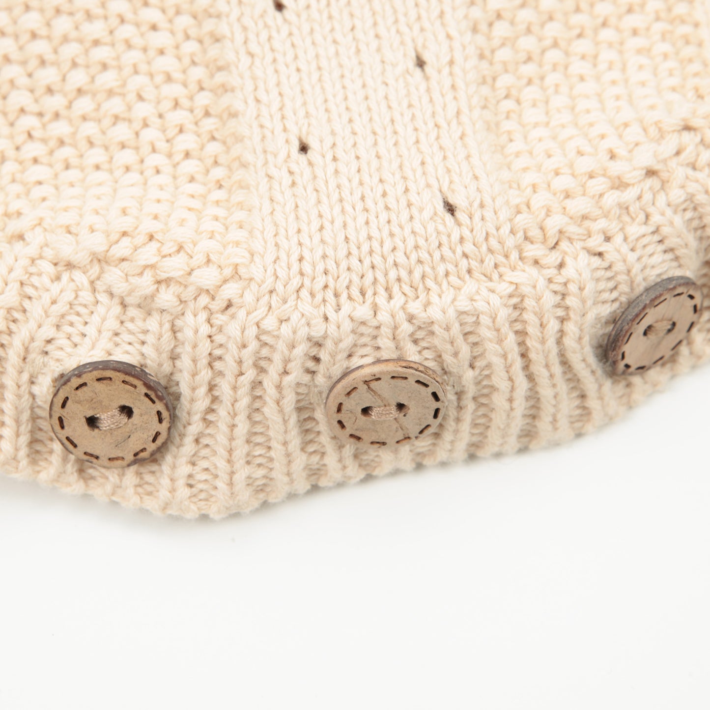 Strickromper Floral beige