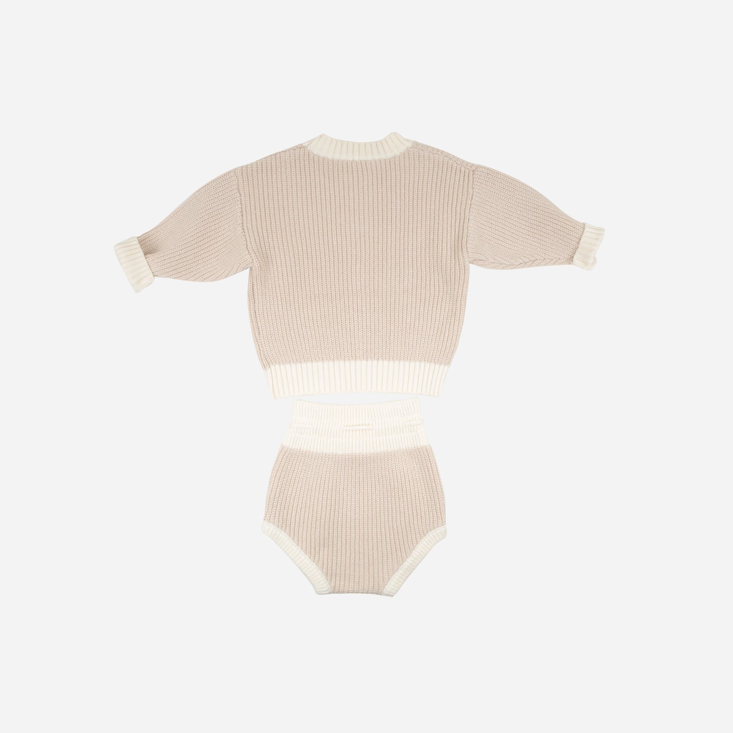 Strickset Cozy beige