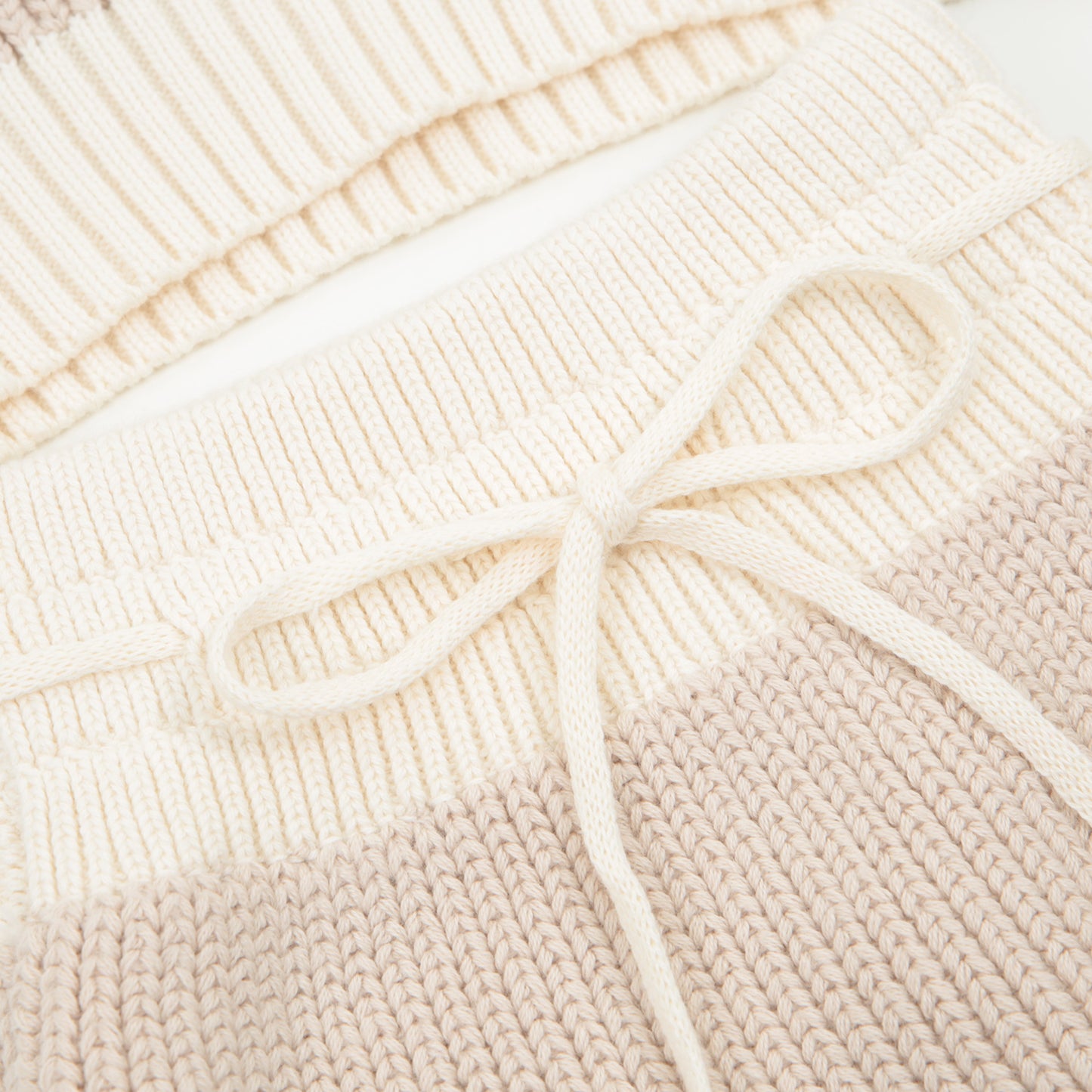 Strickset Cozy beige