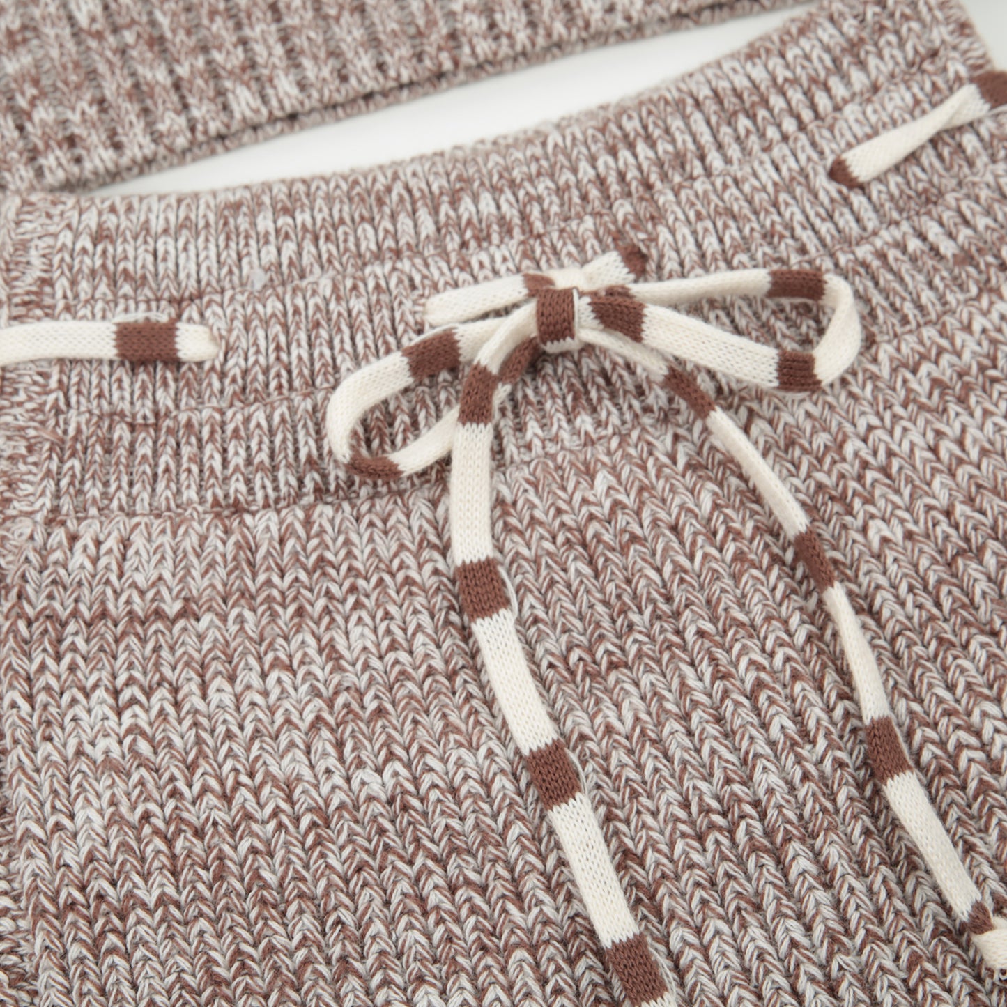 Strickset Cozy braun meliert