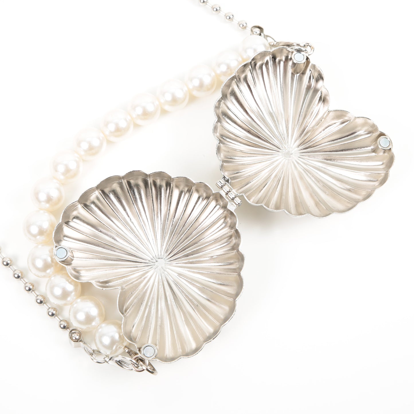 Herztasche silber II