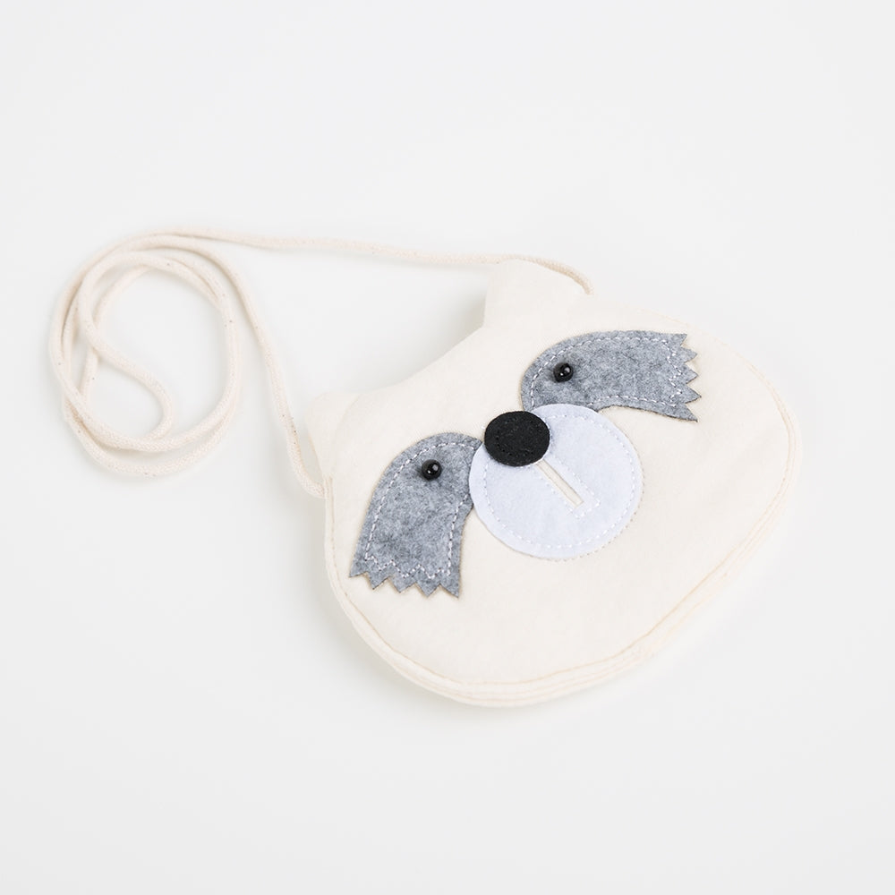 Tasche Raccoon weiß