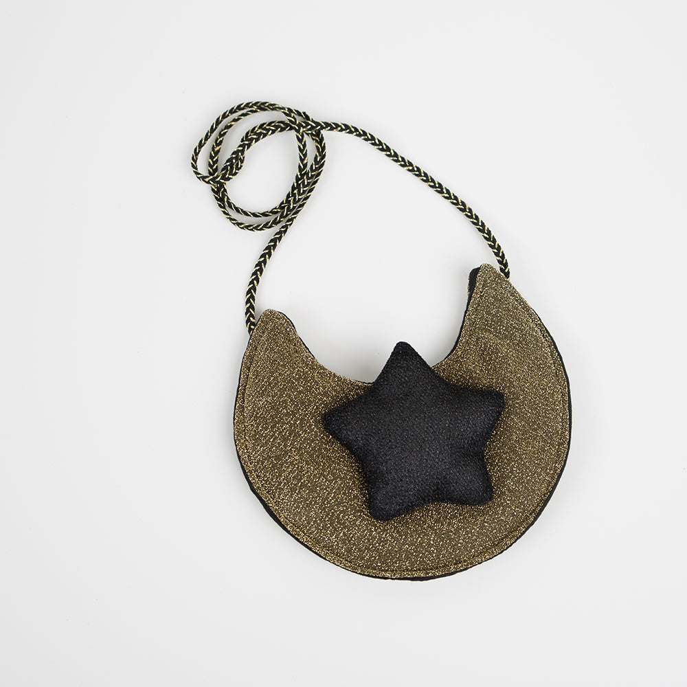 Tasche Halbmond gold
