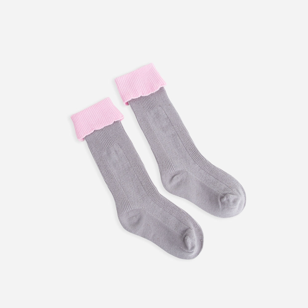 Strümpfe Cupcake grau