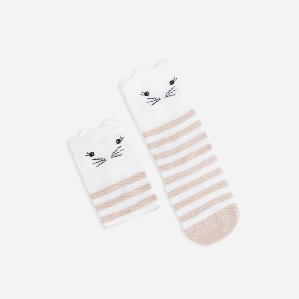 Kniestrümpfe Anti Rutsch Katze II