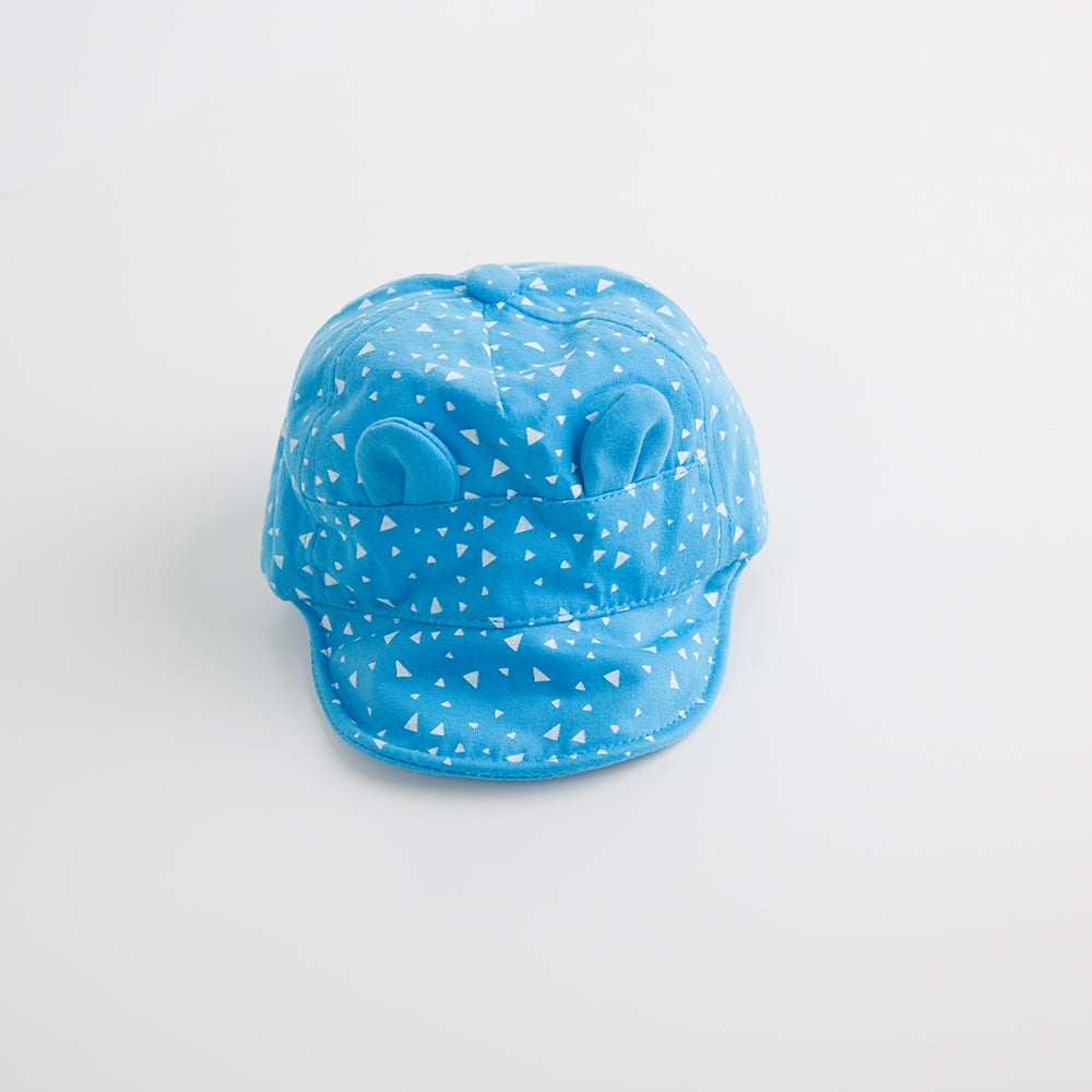 Cap Katze Dreiecke blau