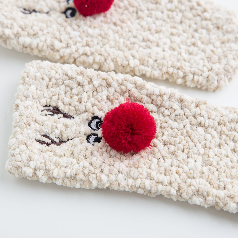 Kuschelsocken Rentier