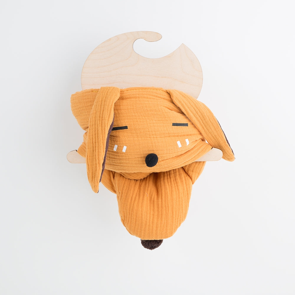 Musselinschal Hase curry