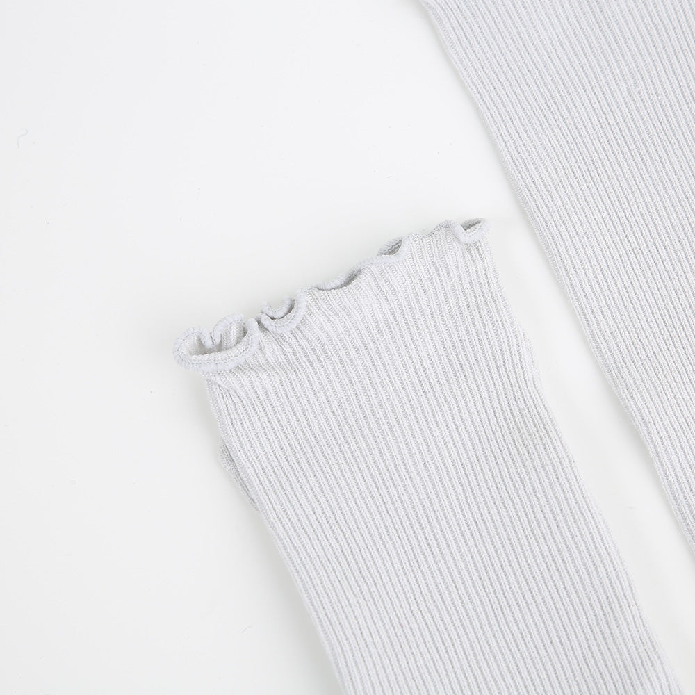 Strümpfe Basic hellgrau