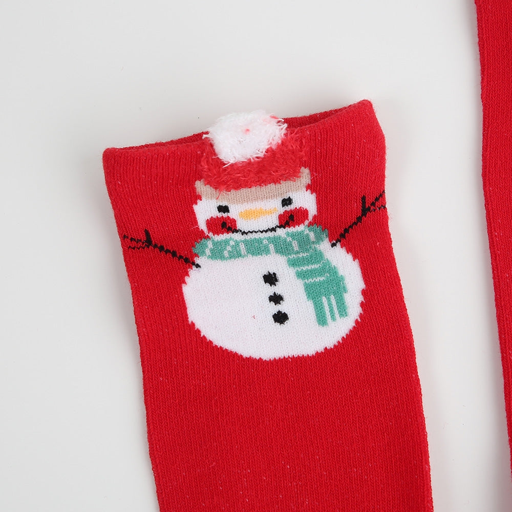 Kniestrümpfe Winterland Snowmann