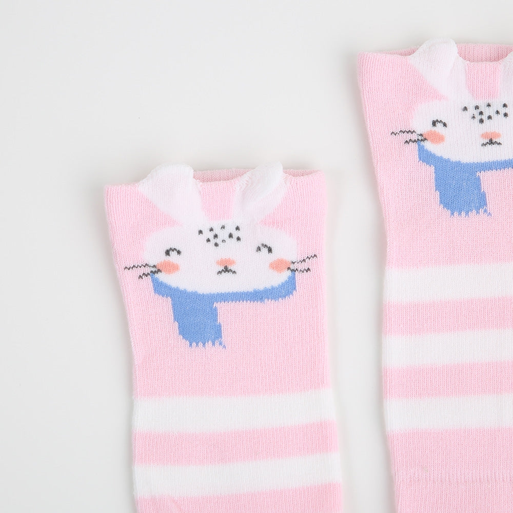 Kniestrümpfe Winterland Bunny Striped