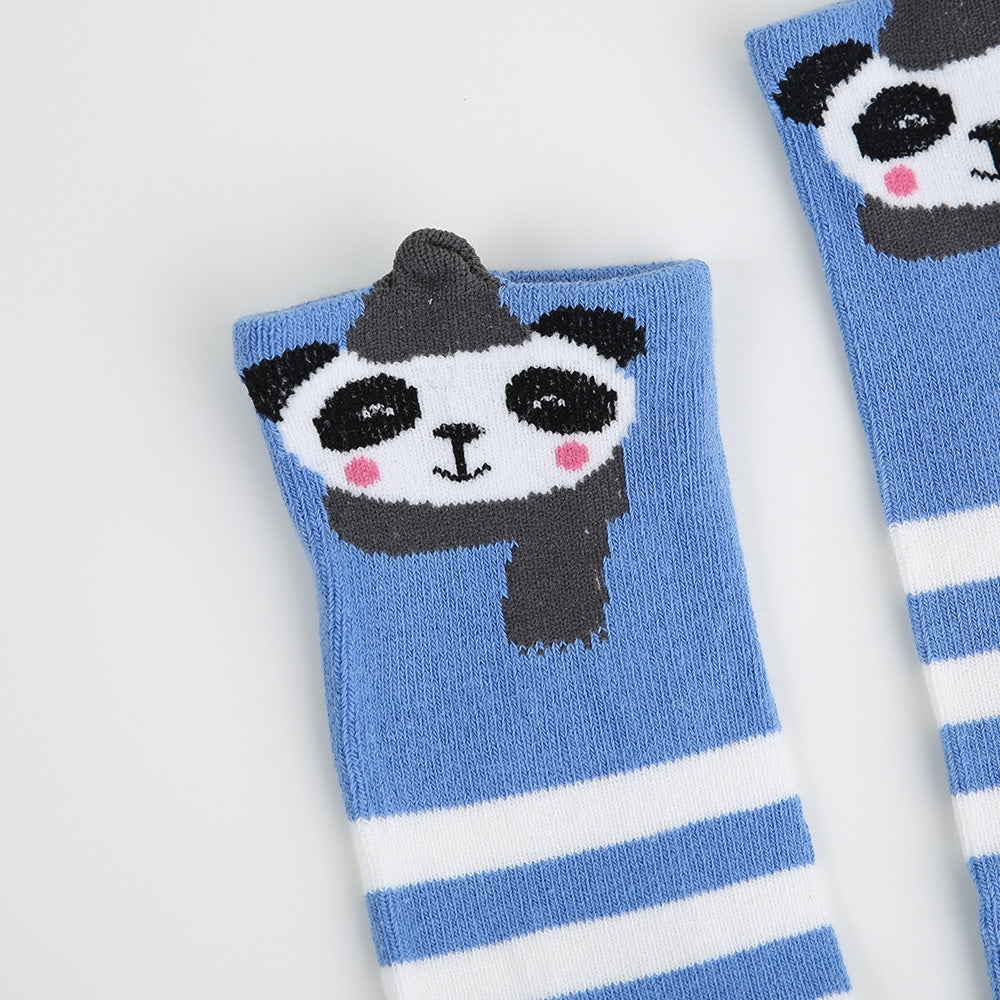 Kniestrümpfe Winterland Panda Striped