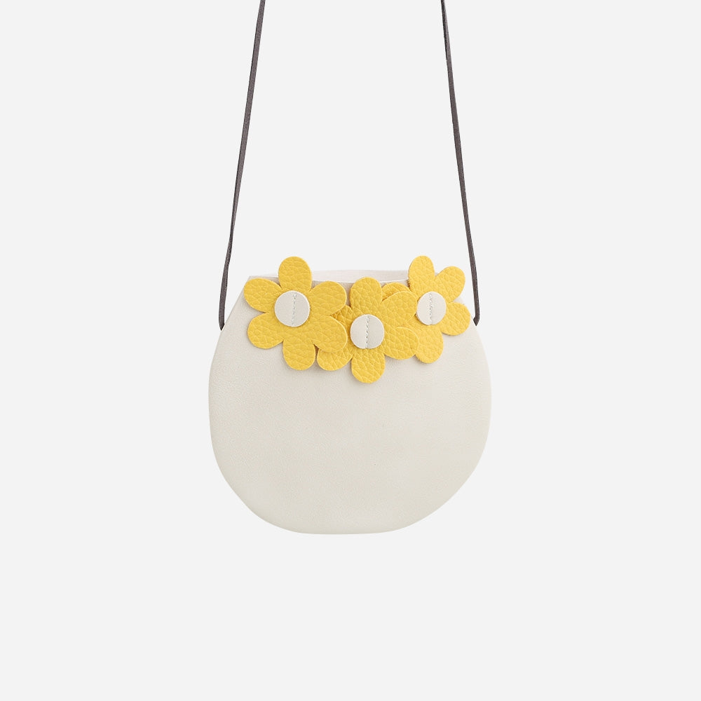 Tasche Blumen beige