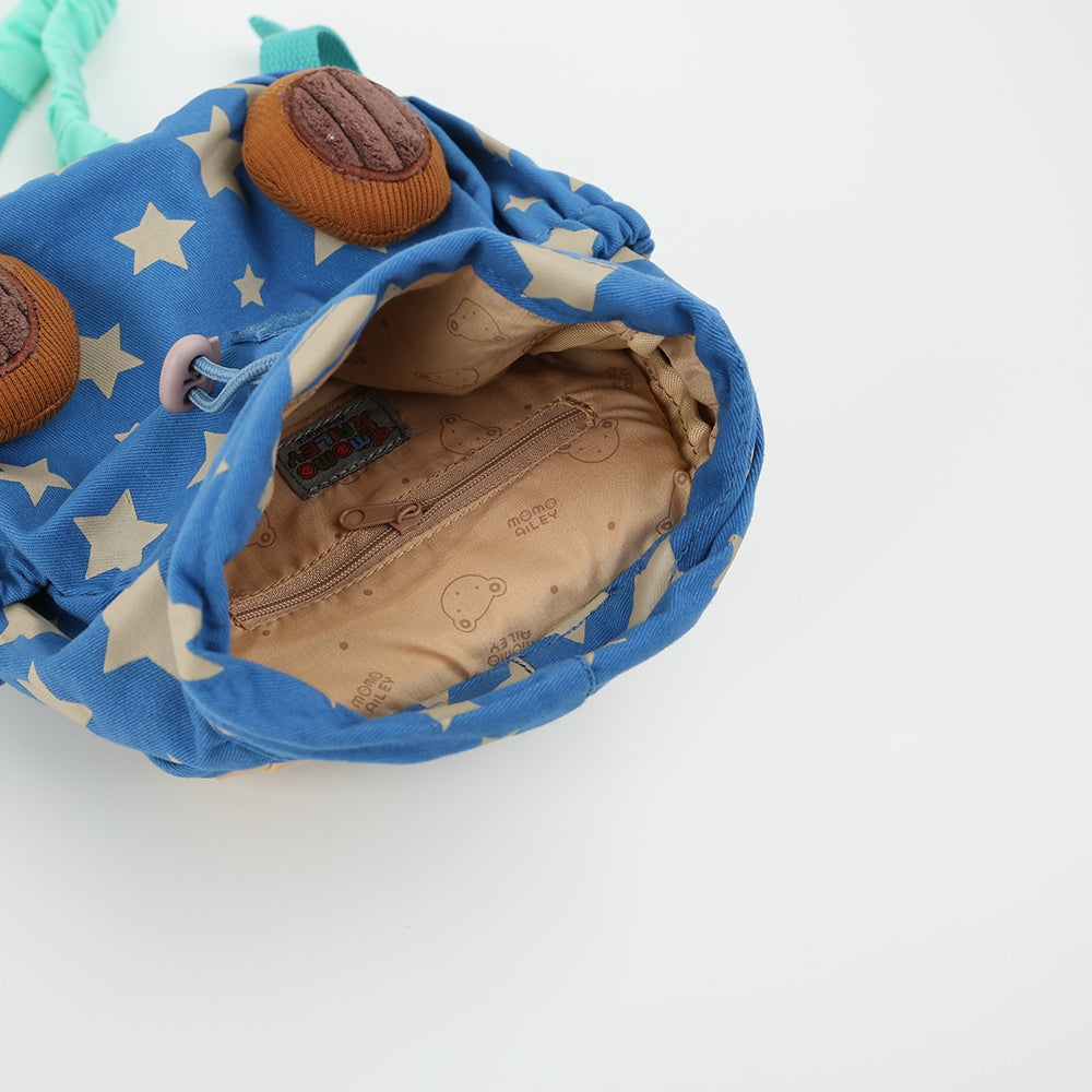 Rucksack Happy Teddy blau