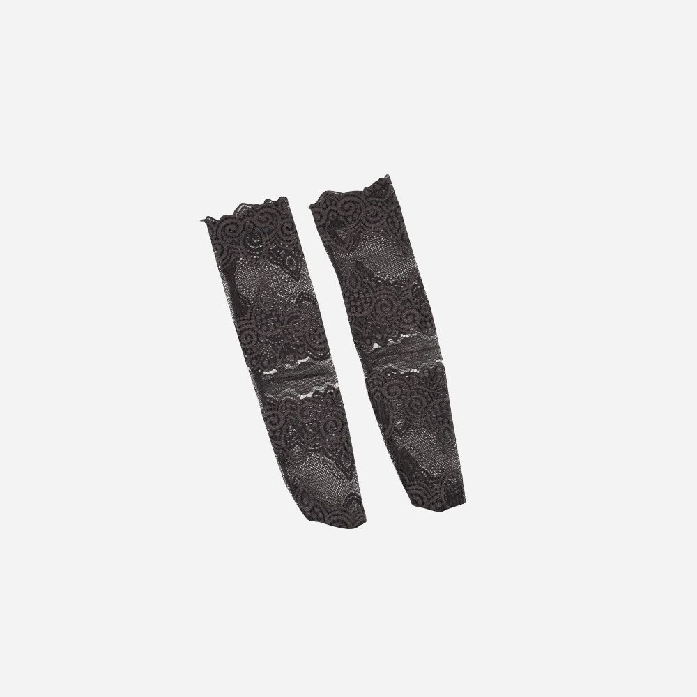 Spitzenstrümpfe schwarz