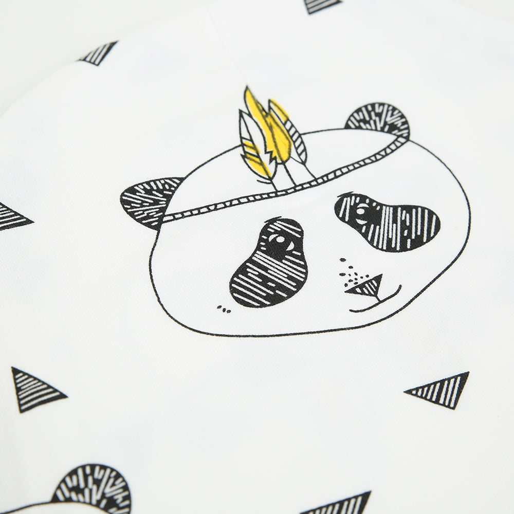 Baumwollbeanie Indie-Panda