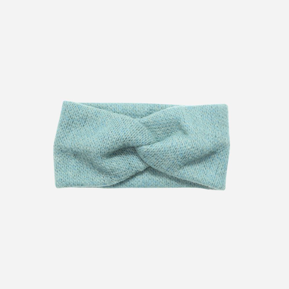 Strickstirnband verwickelt grün