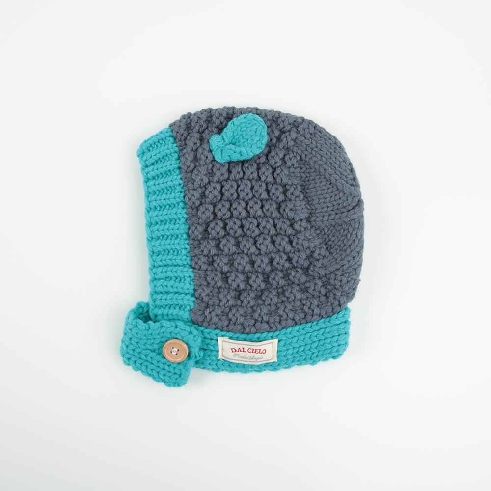 Schlupfmütze Puppy grau