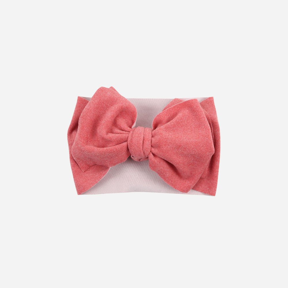Stirnband Schleife coral