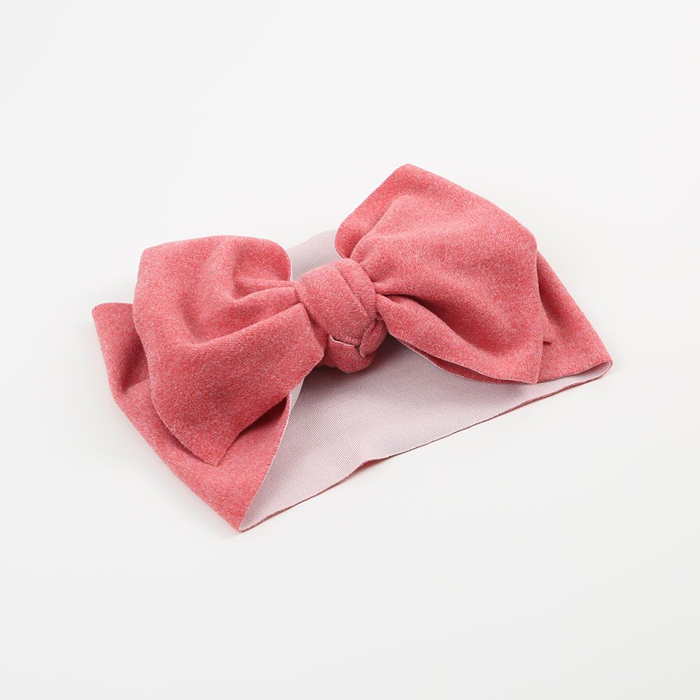 Stirnband Schleife coral