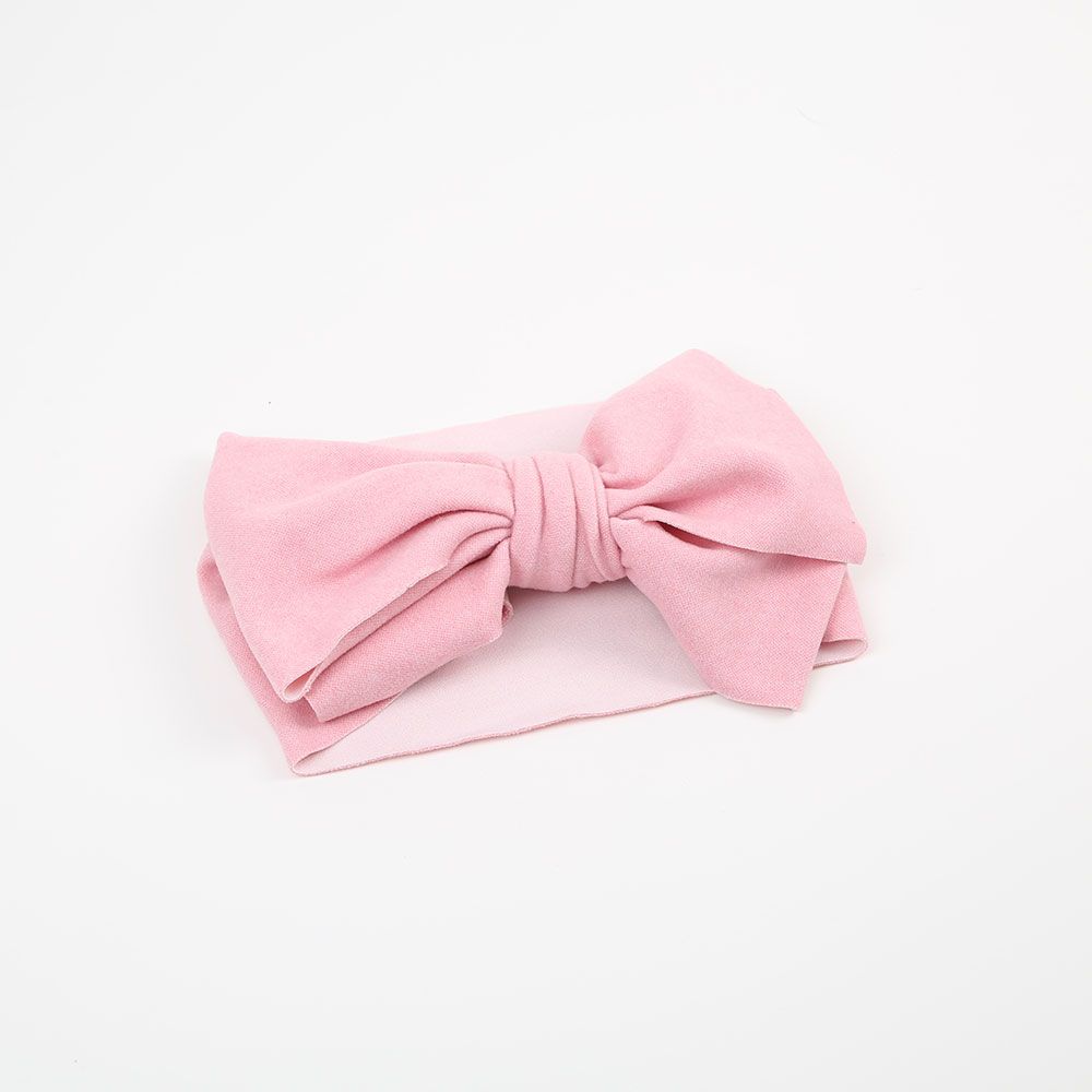 Stirnband Schleife rosa