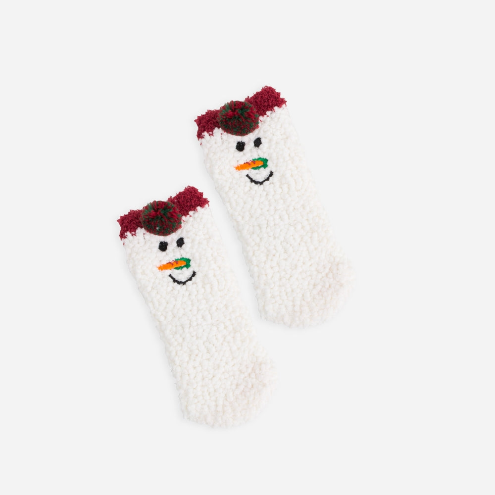 Kuschelsocken Schneemann